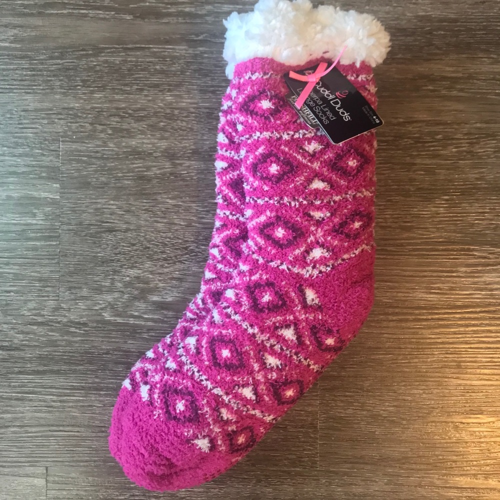 🌟🆕 Cuddl Duds🌟 Sherpa Lined Cozy Socks